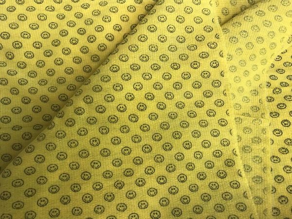 non-woven PP elastic smilie printing